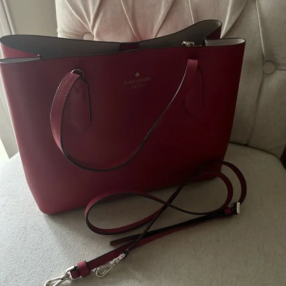 Kate Spade Red Tote Bag/Purse - Picture 1 of 4